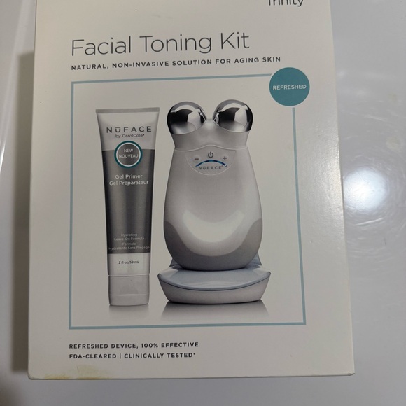 NuFace Trinity Pro Facial Toning Device - White and Gray - Picture 2 of 2